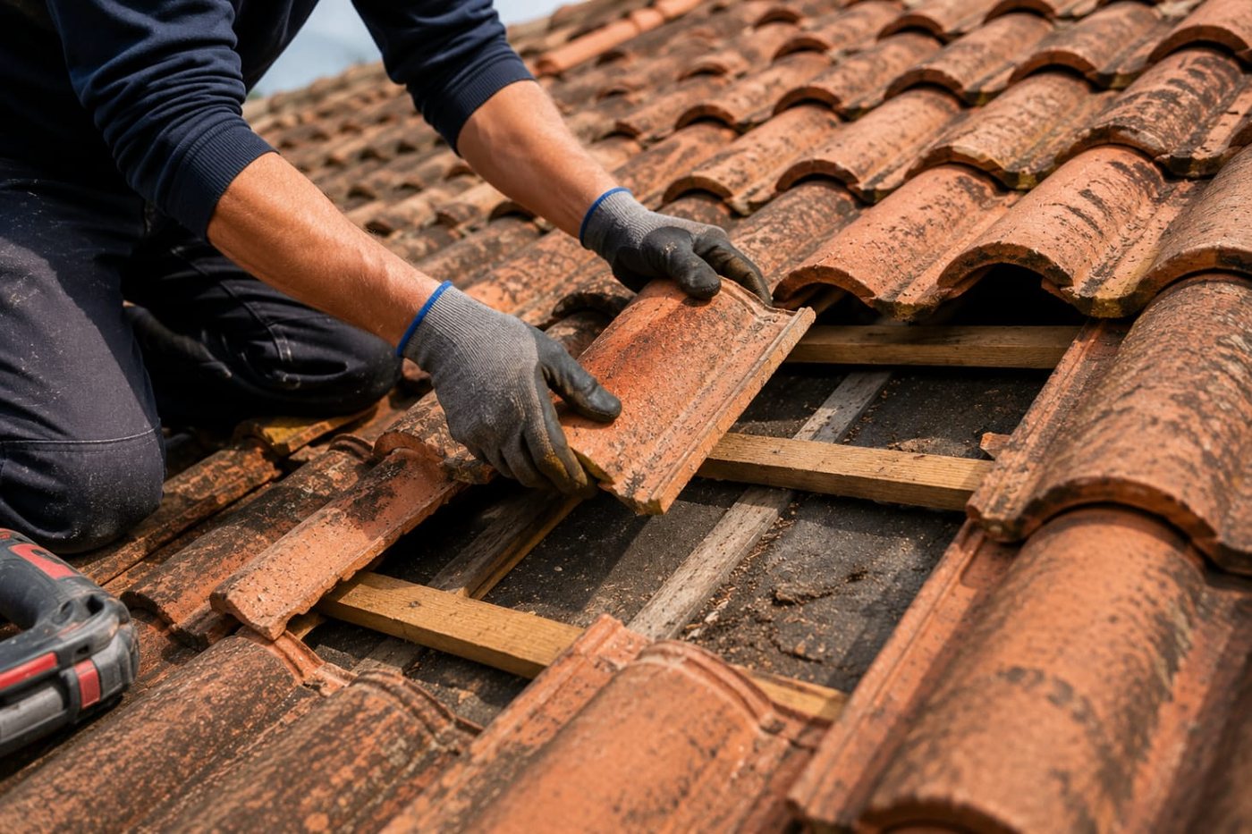Pose de Toiture Neuve — Daouary Rénovation Construction, Vallon-Pont-d'Arc